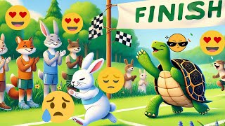 The Rabbit🐇 and the Turtle🐢 Race  Animals Song for Kids 🎵🎵 [upl. by Nadnarb]