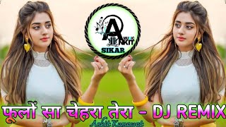 फूलों सा चेहरा तेरा 🌷PHOOLON SA CHEHRA TERA 🥀DJ REMIX 🔥 SADHBHAR SONG 🔥 90S EVERGREEN HINDI SONG [upl. by Ahrat]