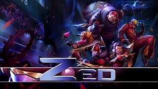 League of Legends SKT T1 Zed HQ Skin Spotlight [upl. by Llertrac]