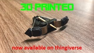 Mini 3Dprinted crossbow [upl. by Friede]