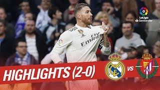 Resumen de Real Madrid vs Real Valladolid 20 [upl. by Athey]