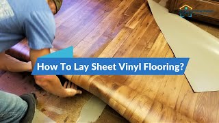 How To Lay Sheet Vinyl Flooring How to Installation 2023 Full Guide Video Vinyl Flooring [upl. by Eikcin18]