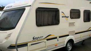 Caravan te koop SPRITE SUPER 450 CF LENGTE BED [upl. by Cirtap693]