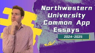 Northwestern University 2024 Common App Essays northwestern commonapp collegeadmissions [upl. by Eltsyrk]