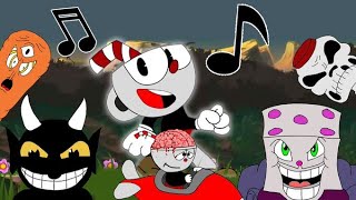 CUPHEAD SONG ♪  I have a hole in my brain Animation song Reuploaded [upl. by Gomar788]