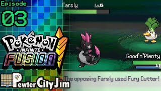 Viridian Forest Pokémon Infinite Fusion Lets Play PewterCityJim [upl. by Nahgrom177]