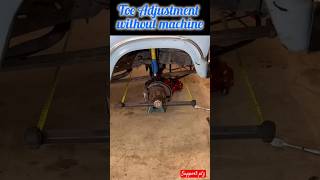 Toe In Toe Out Adjustment  Wheel alignment without machine automobile wheels alignment diy car [upl. by Atnoek]