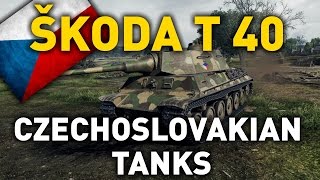 World of Tanks  Skoda T 40  Tank Review [upl. by Yaffit]