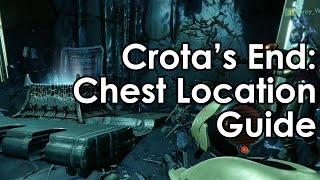 Destiny The Dark Below Crotas End  Raid Chests Location Guide [upl. by Nawiat]