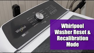 How to Reset a Newer Maytag or Whirlpool Washing Machine Factory Calibration Mode [upl. by Blasius]