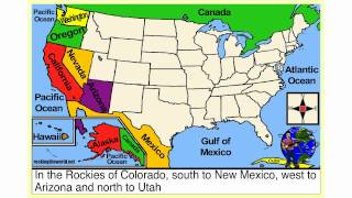 The Western US Geography Song amp Video Rocking the World [upl. by Ees821]