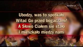 Kolęda  Bóg się rodzi karaoke [upl. by Pontias]