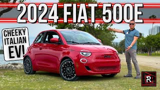 The 2024 Fiat 500e Red Is A Cute amp Chic Electric Rebirth Of An Iconic Italian City Car [upl. by Yerga]