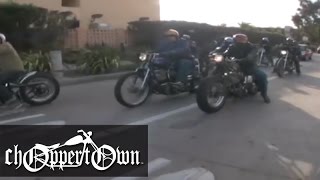 Choppers Tear Up the PCH  Chopperfest Ride Harbortown Bobber custom bike movie [upl. by Eisnyl]