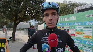 Romain Bardet  Interview au départ  Il Lombardia 2022 [upl. by Odanref32]