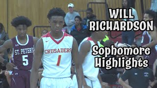 Will Richardson  Bergen Catholic  Sophomore Highlight Reel [upl. by Etnovaj]