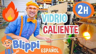 Blippi visita una Fábrica de Vidrio  Blippi Español Videos educativos para niños  Aprende y Juega [upl. by Hartnett]