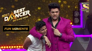 Manieshs Goofy Mode Is On  India’s Best Dancer 2  Fun Moments [upl. by Wordoow]