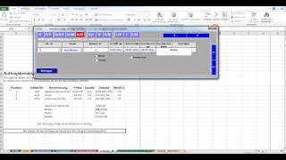 5 Auftragsabwicklung in Excel VBA Auftragsbestätigungen markieren und auswerten [upl. by Alleinad]