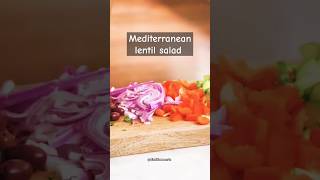 Mediterranean Lentil Salad salad mediterranean lentilrecipe health food nutrition shorts [upl. by Chadabe]