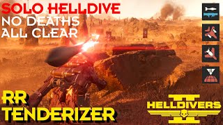 Helldivers 2  Tender Recoil  Automaton Solo Helldive  All Clear No Deaths  w commentary [upl. by Belac110]