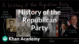 History of the Republican Party  American civics  US government and civics  Khan Academy [upl. by Kcirderf]