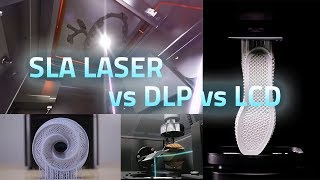 SLA LASER vs DLP vs LCD Imprimantes 3D à résine liquide 💥 [upl. by Jordana]