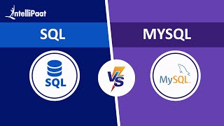 SQL vs MySQL  Difference between SQL and MySQL  Intellipaat [upl. by Eilhsa339]