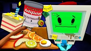 CURSED FOODS from the WORST EMPLOYEE  Job Simulator VR [upl. by Christoforo]