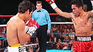 Manny Pacquiao Philippines vs Marco Antonio Barrera Mexico 1  TKO Boxing Fight Highlights HD [upl. by Rother]