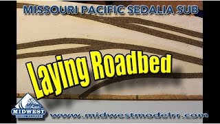 Building an N Scale Layout  Roadbed [upl. by Falito]