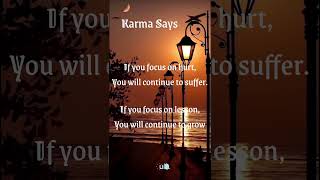 Karma quotes shorts english quotes whatsapp status [upl. by Odraleba431]