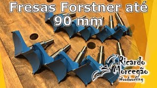 Fresas Forstner até 90mm  1590mm Forstner Drill Bits  Banggood [upl. by Nevear722]