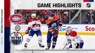 Canadiens  Oilers 123  NHL Highlights 2022 [upl. by Turner]