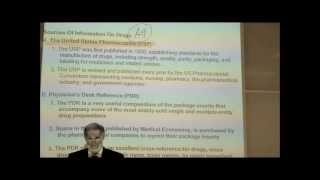 Pharmacology Introduction Part 1 by professor fink [upl. by Tollman]