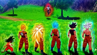 Dragon Ball Z Kakarot  All Goku Transformations amp Ultimate Attacks 4K 60fps [upl. by Annairdna640]