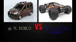 250 TL 4x4 rally araç VS 45 TL Fiat Doblo Fark Var [upl. by Fiore809]