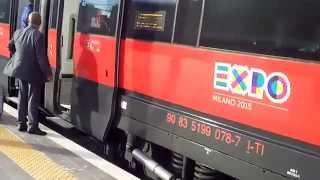 FRECCIAROSSA ETR 500 9590 BARICLE MILANO CLE [upl. by Nagyam953]