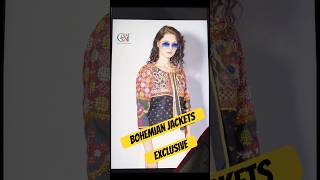 Boho fashion Jackets fashion bohochic jacketdesigns stylish bomberjackets trending shorts [upl. by Romeyn]