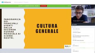 Webinar per i test di ammissione Storia e Logica [upl. by Ttelrahc437]