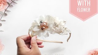 DIY Flower Headband [upl. by Eelanaj]