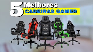 ✅ TOP 5 MELHOR CADEIRA GAMER para comprar 2024 [upl. by Nyrrad]