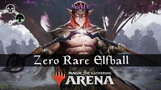 ZERO RARE GOLGARI ELFBALL  Budget Kaldheim Elves  MTG Arena Historic Deck Guide [upl. by Etsyrk]