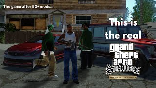 This is how GTA San Andreas Remastered should look like using 50 mods [upl. by Alleuol]