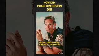 How did Charlton Heston die western history hollywoodhistory historicalmovie movie history [upl. by Yolane]