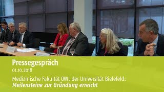 Medizinische Fakultät in Gründung Mitschnitt der Pressekonferenz [upl. by Nylatsyrc376]