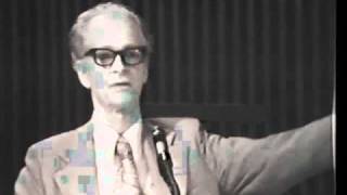 B F Skinner Lectures Psychiatrists and Psychologists Part 17 [upl. by Mag]