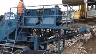 Baughans 24x15 PTO Crusher Sept 2012 Part A [upl. by Enaitsirhc]