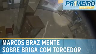 Imagens desmentem vicepresidente do Flamengo sobre briga com torcedor  Primeiro Impacto 310124 [upl. by Yltsew31]