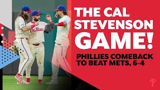 THE CAL STEVENSON GAME Phillies comeback to beat the Mets 64  Phillies Postgame Live [upl. by Hoeg]